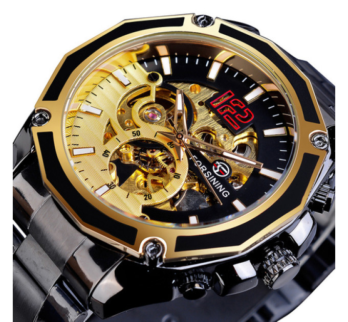 Forsining 8207 Black-Gold