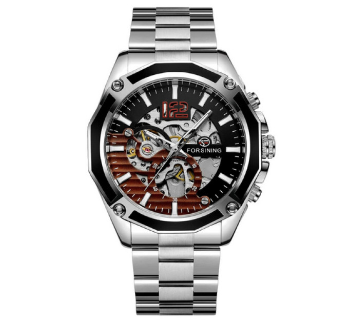 Forsining 8207 Silver-Black