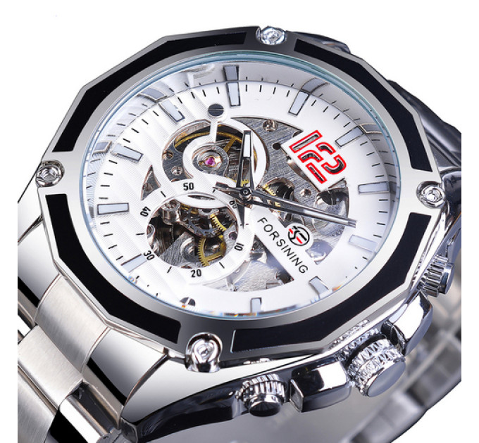Forsining 8207 Silver-White