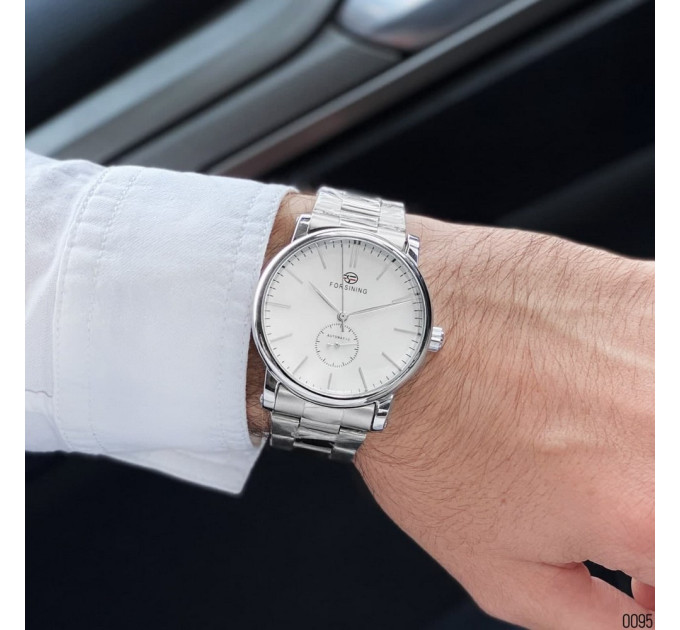 Forsining 8214 Silver-White