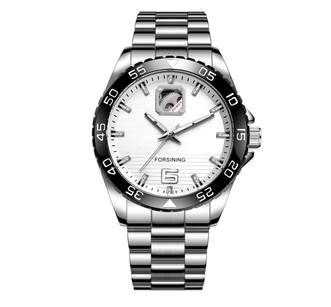 Forsining 8200 Silver-Black-White