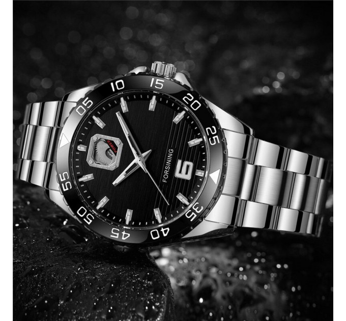 Forsining 8200 Silver-Black