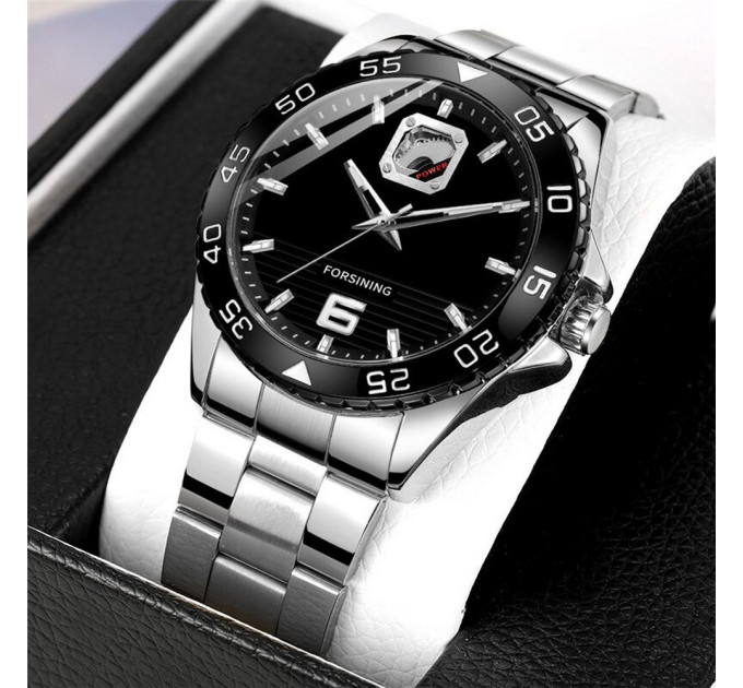Forsining 8200 Silver-Black
