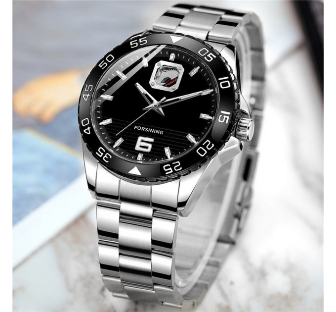 Forsining 8200 Silver-Black