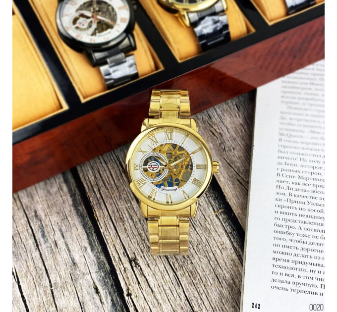 Forsining 8099 Gold-White
