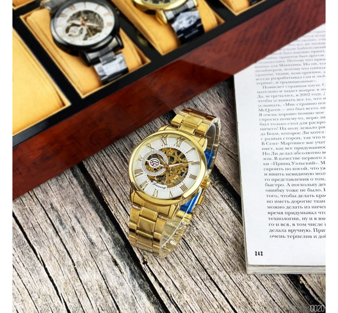 Forsining 8099 Gold-White