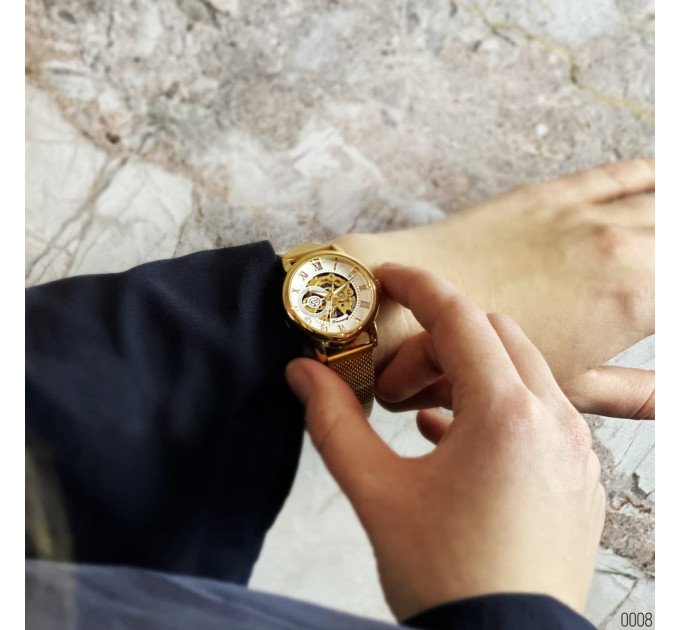 Forsining 8099 Gold-White