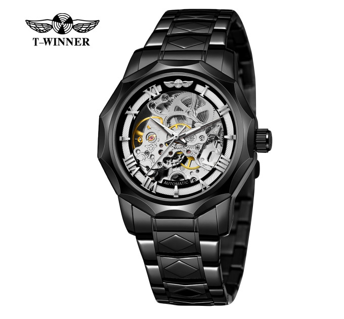Forsining 8249 All Black