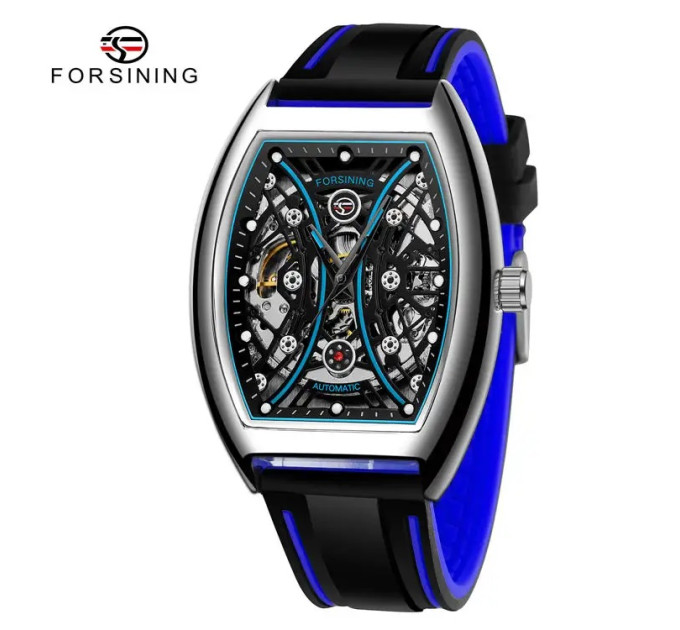 Forsining 8252 Silver-Black-Blue