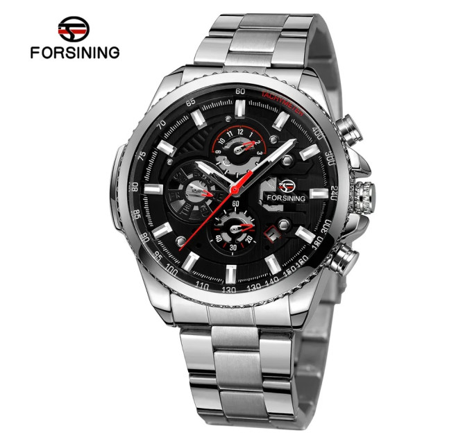 Forsining 6909 Silver-Black