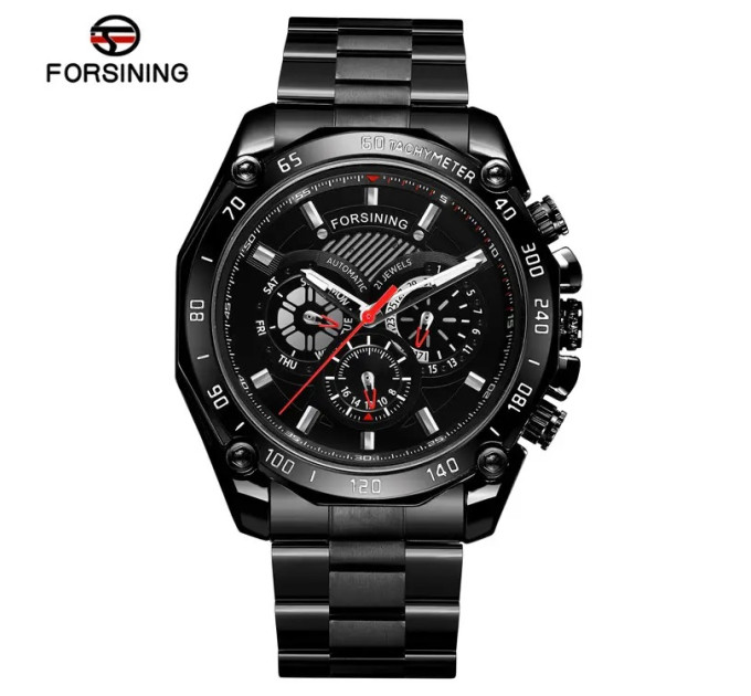 Forsining 6910 All Black Steel