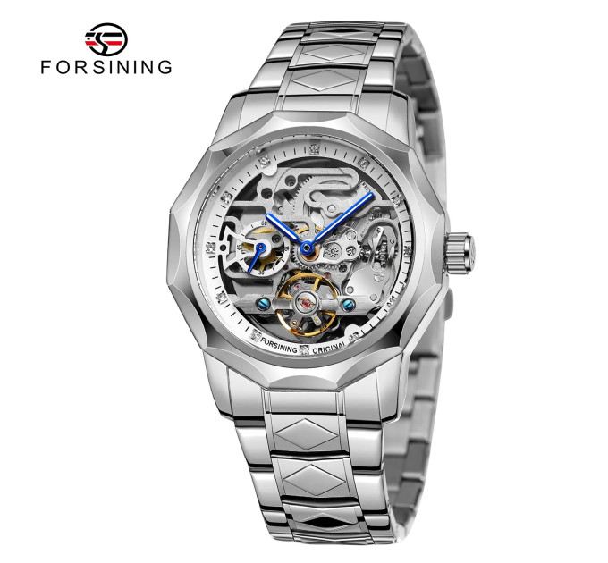 Forsining 8240 Silver-Silver Steel