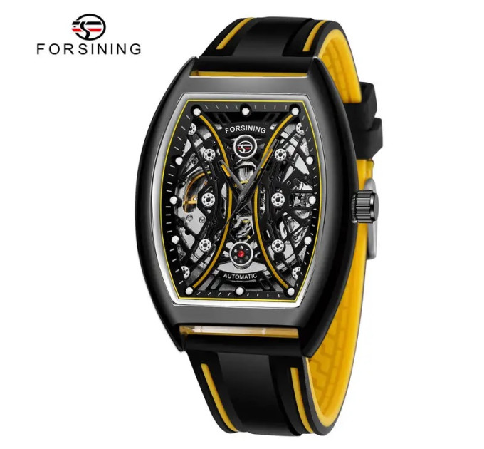 Forsining 8252 All Black-Yellow
