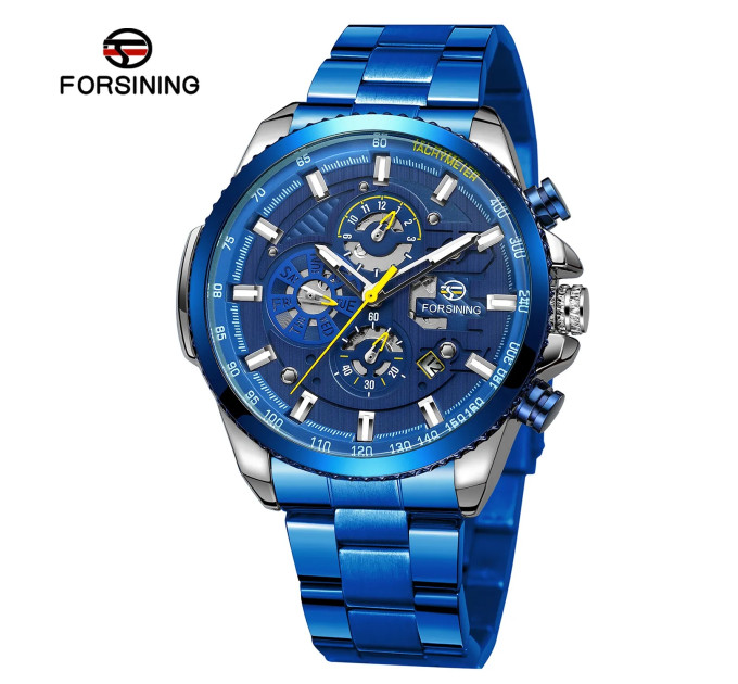 Forsining 6909 Silver-Blue