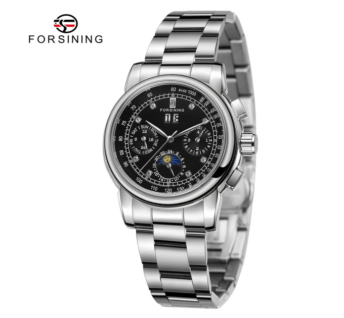 Forsining 6918 Silver-Black