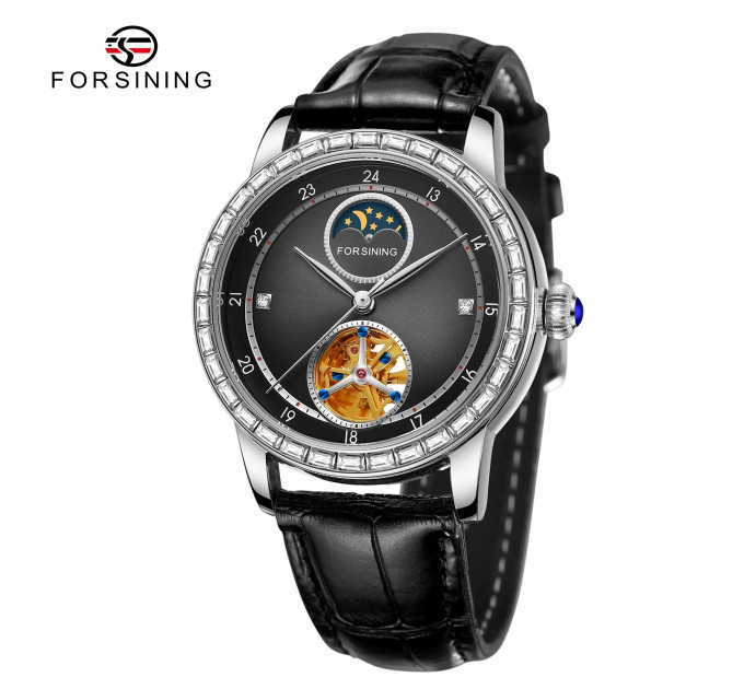 Forsining 8257 Silver-Black