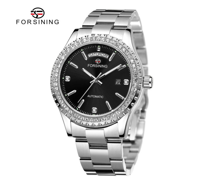 Forsining 6919 Silver-Black