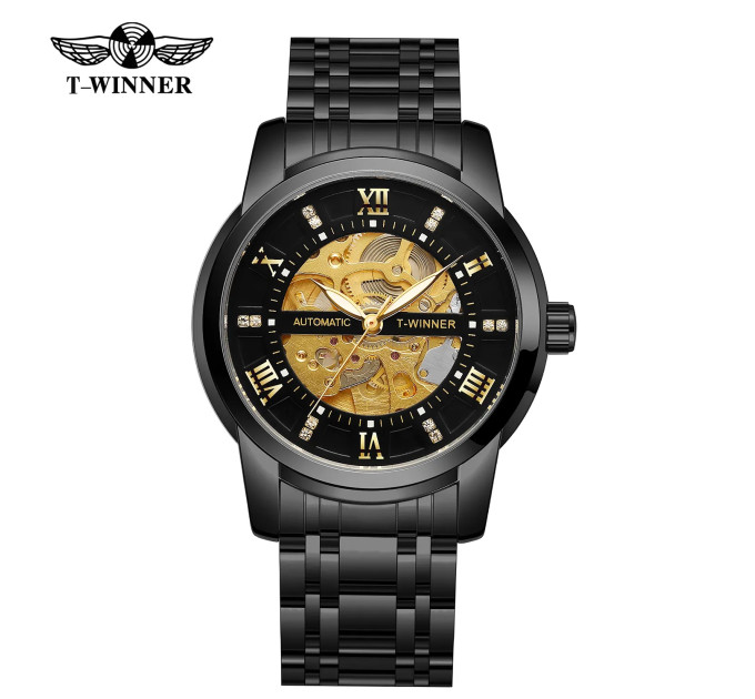 Forsining 8241 All Black Steel