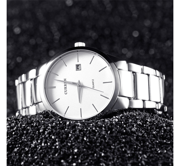 Curren 8106 Silver-White