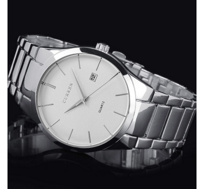 Curren 8106 Silver-White