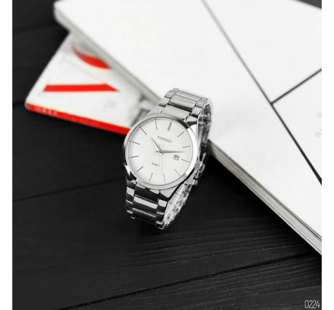 Curren 8106 Silver-White