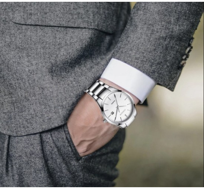 Curren 8106 Silver-White
