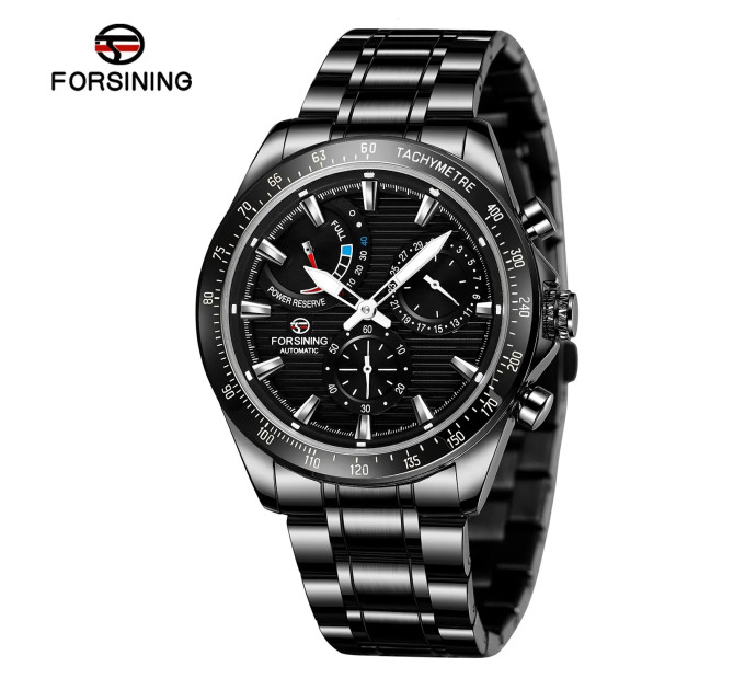 Forsining 6915 All Black Steel