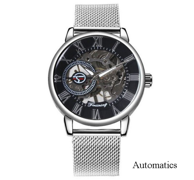 Forsining 8099 Automatics All Silver