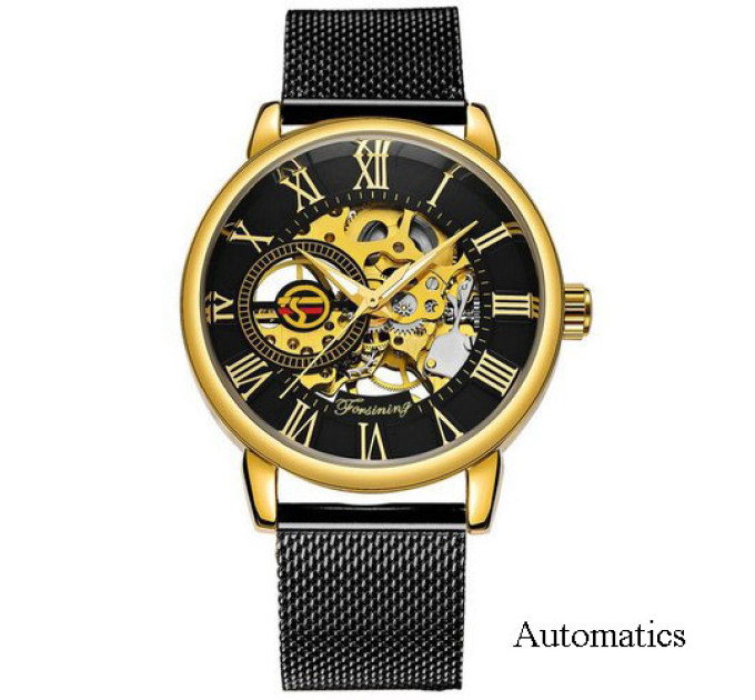 Forsining 8099A Gold-Black Mesh