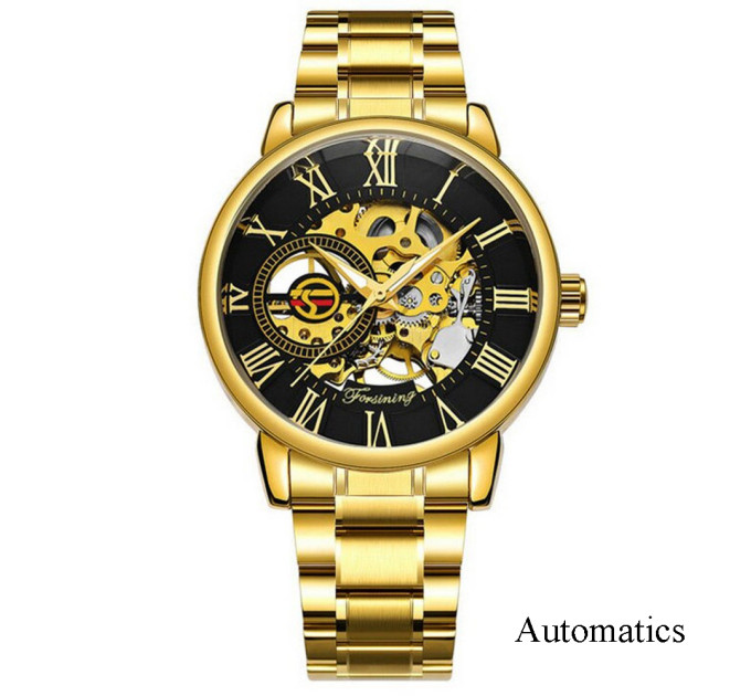 Forsining 8099A Gold-Black Metal