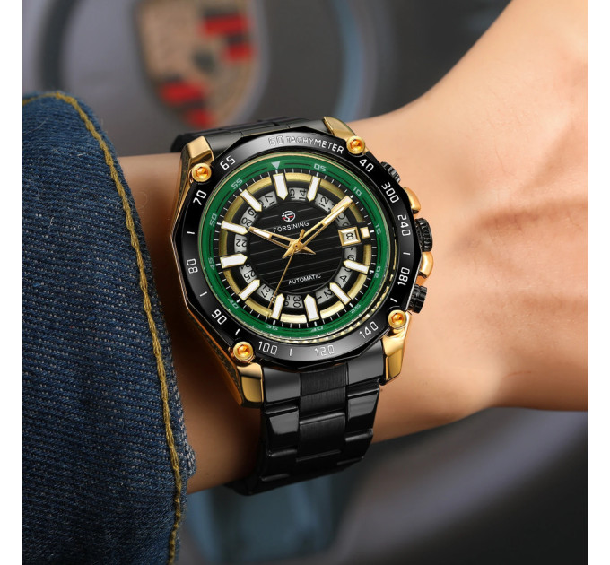 Forsining 8279 Black-Green