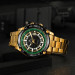 Forsining 8279 Gold-Black-Green