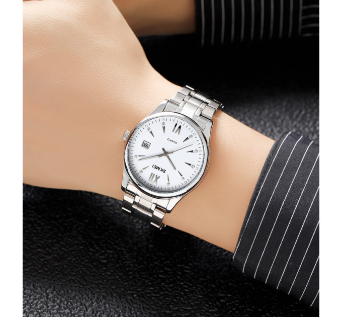 Skmei 2158SIWT Silver-White