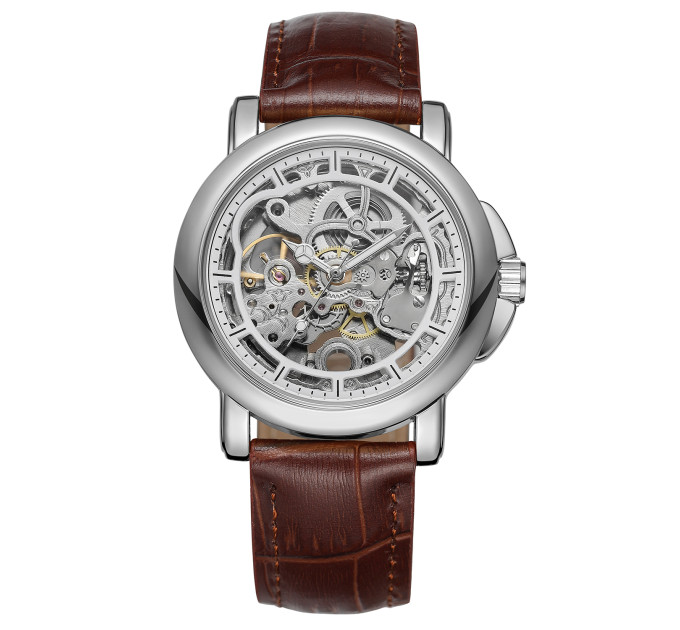 Forsining 8156 Brown-Silver