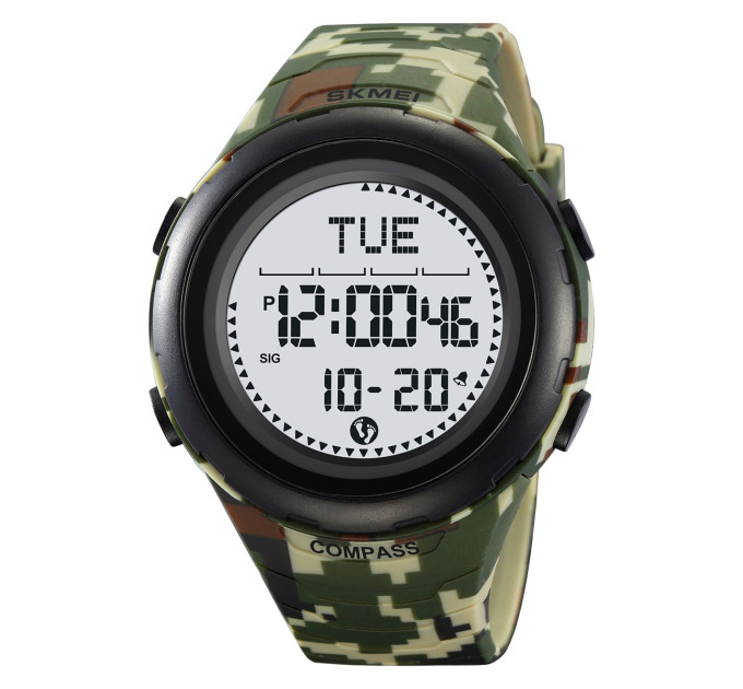 Skmei 2166CMGN Army Green Camouflage