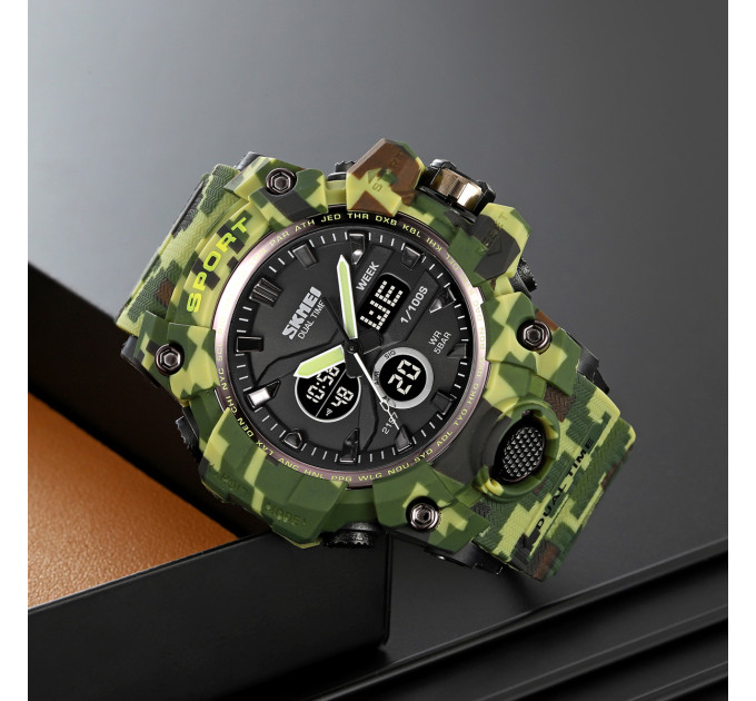 Skmei 2197CMGN Army Green Camouflage