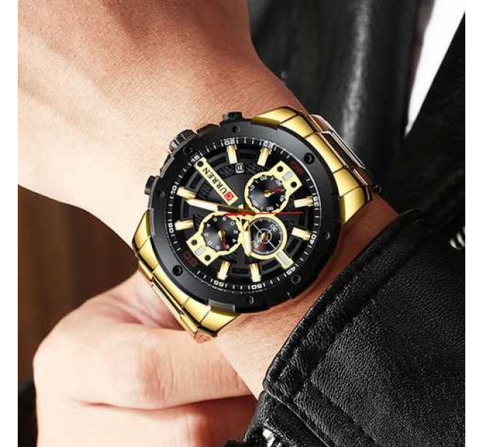 Curren 8336 Gold-Black