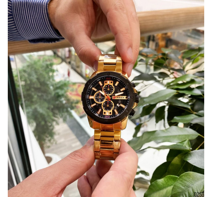 Curren 8336 Gold-Black