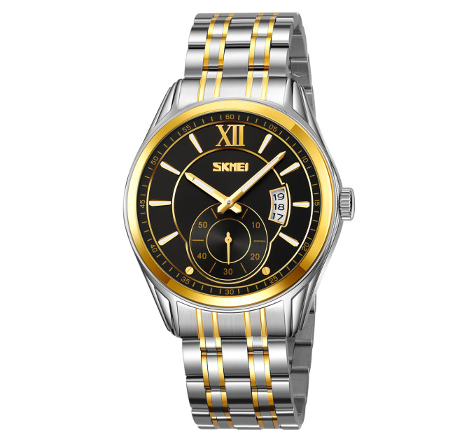 Skmei 9319TGDBK Silver-Gold-Black