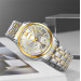 Skmei 9319TGDSI Silver-Gold-Silver