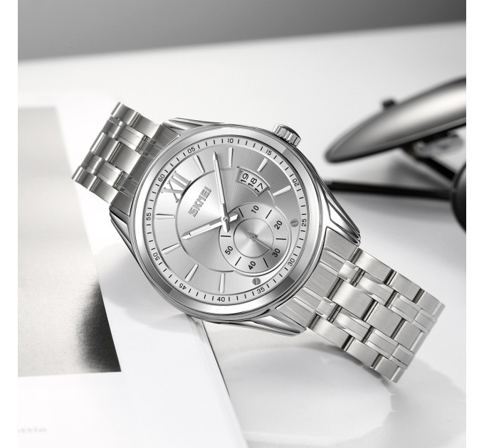 Skmei 9319SISI Silver-Silver