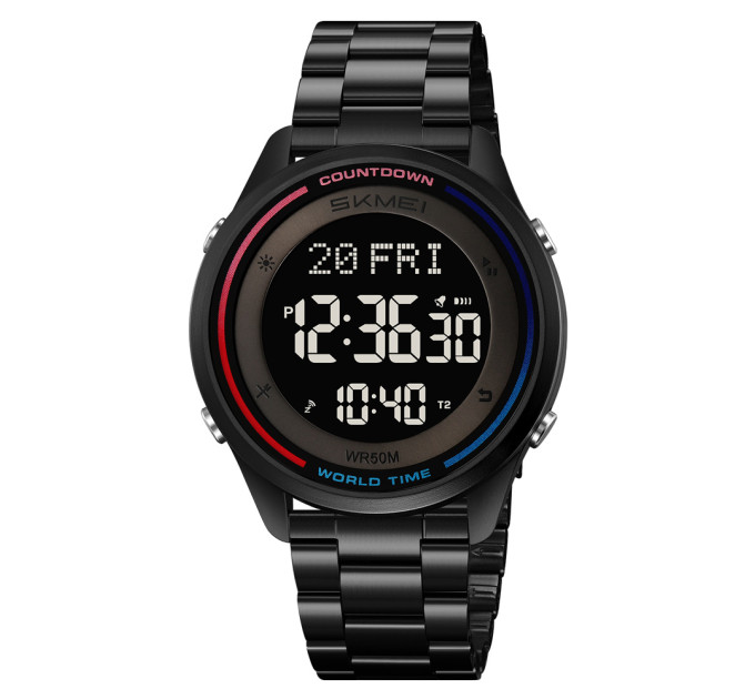 Skmei 2412SBK Black Steel