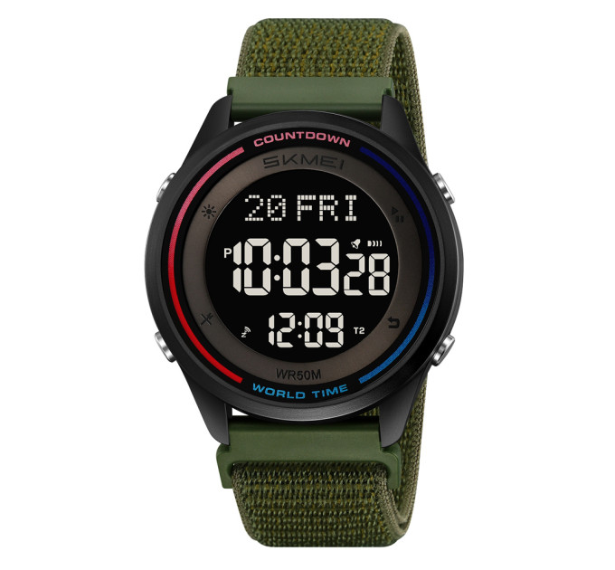 Skmei 2412NAG Army Green Nylon