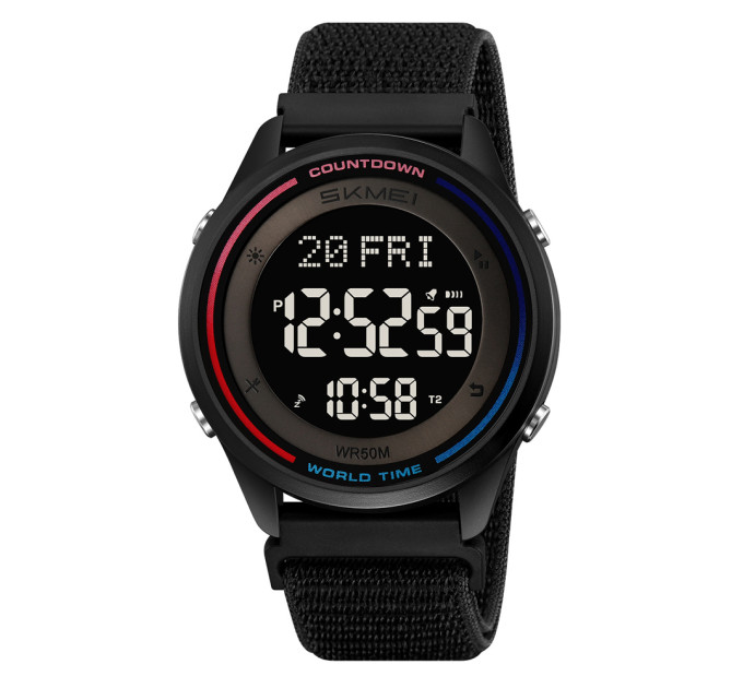 Skmei 2412NBK Black Nylon