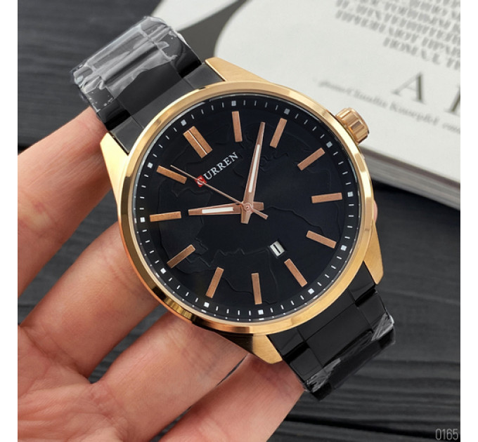 Curren 8366 Black-Gold