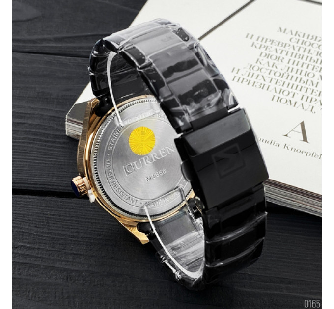 Curren 8366 Black-Gold