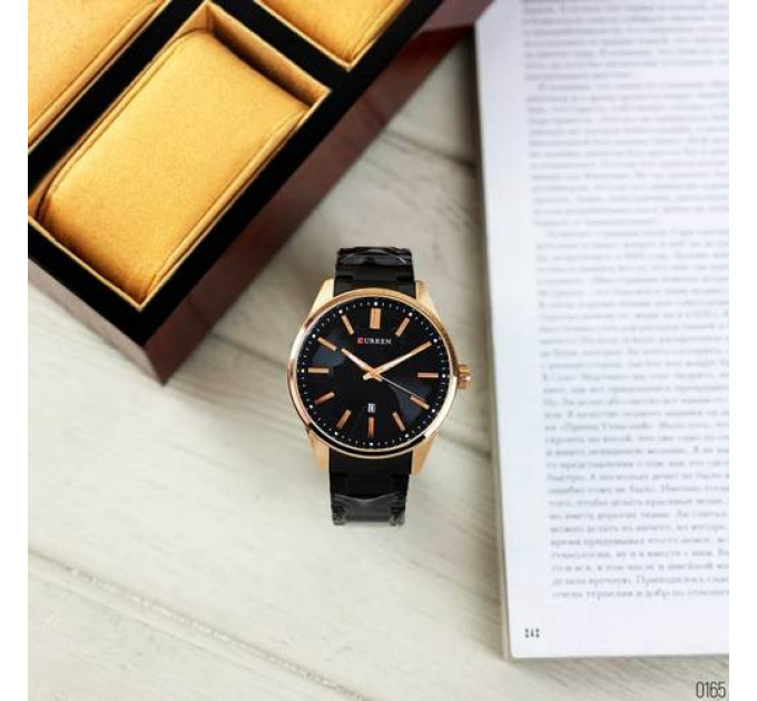 Curren 8366 Black-Gold
