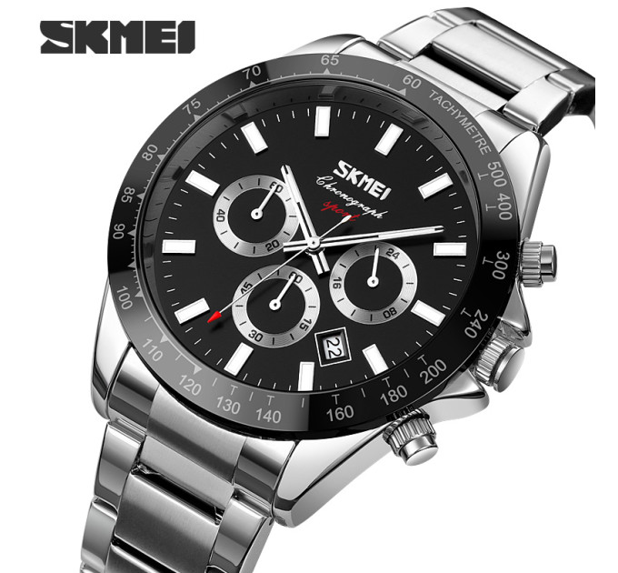 Skmei 9259SIBK Silver-Black