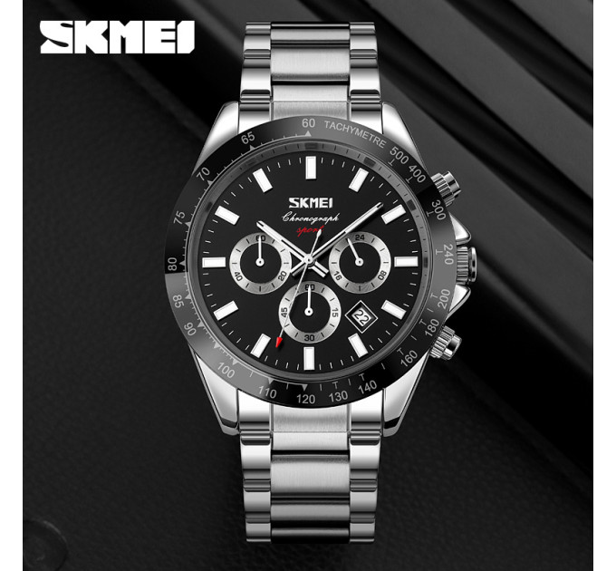 Skmei 9259SIBK Silver-Black