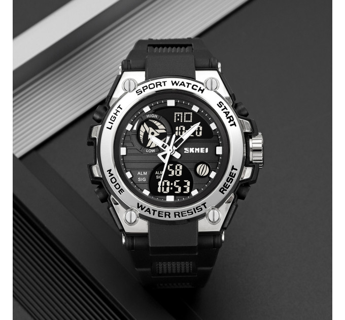 Skmei 2360BKSI Black-Silver